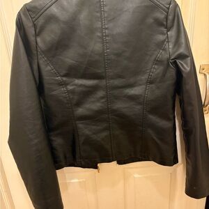 Women's Black Leather Jacket
